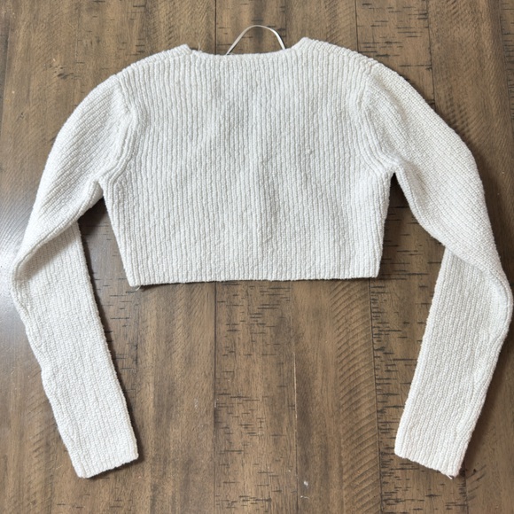 Mango White Knit Sweater - Picture 3 of 7